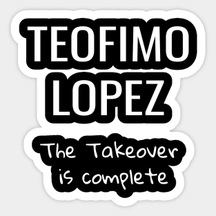 Teofimo Lopez The Takeover is Complete Sticker